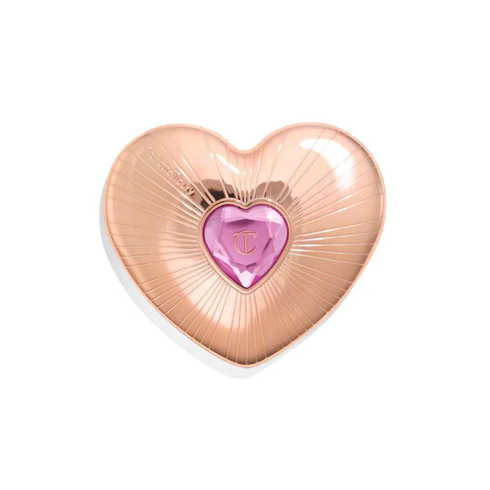 Charlotte Tilbury Pillow Talk Beauty Soulmates Airbrush Flawless Blush & Highlighter Duo - Natural Glow Makeup for Cheeks & Face - Perfect for Everyday Wear, Date Night & Special Occasions