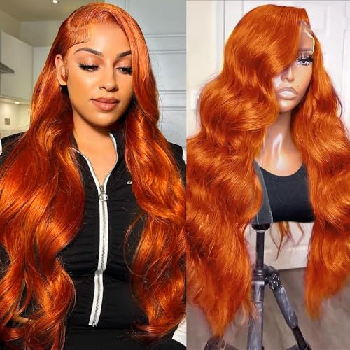 Ginger Wig Human Hair