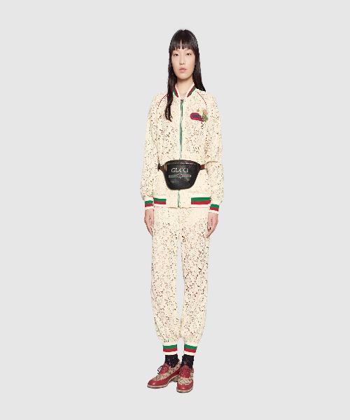 Gucci Print Small Belt Bag Black - Stylish Waist Pack for Women, Men | Perfect for Travel, Concerts & Everyday Use
