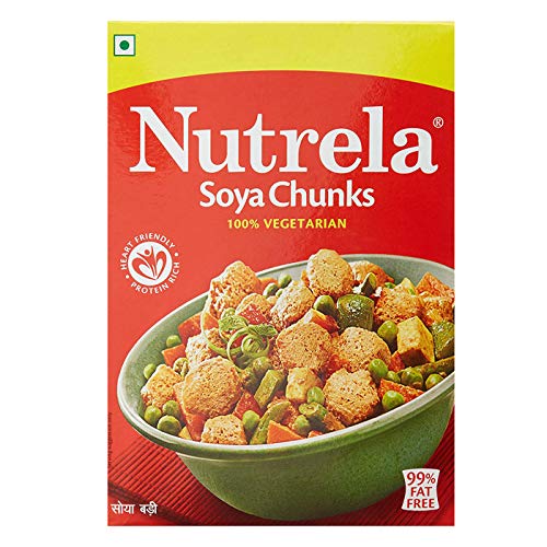 Nutrela High Protein Soya Chunks - 500g | Plant-Based Vegan Protein | Meat Substitute for Healthy Meals | Perfect for Stir Fry, Curry & Salads