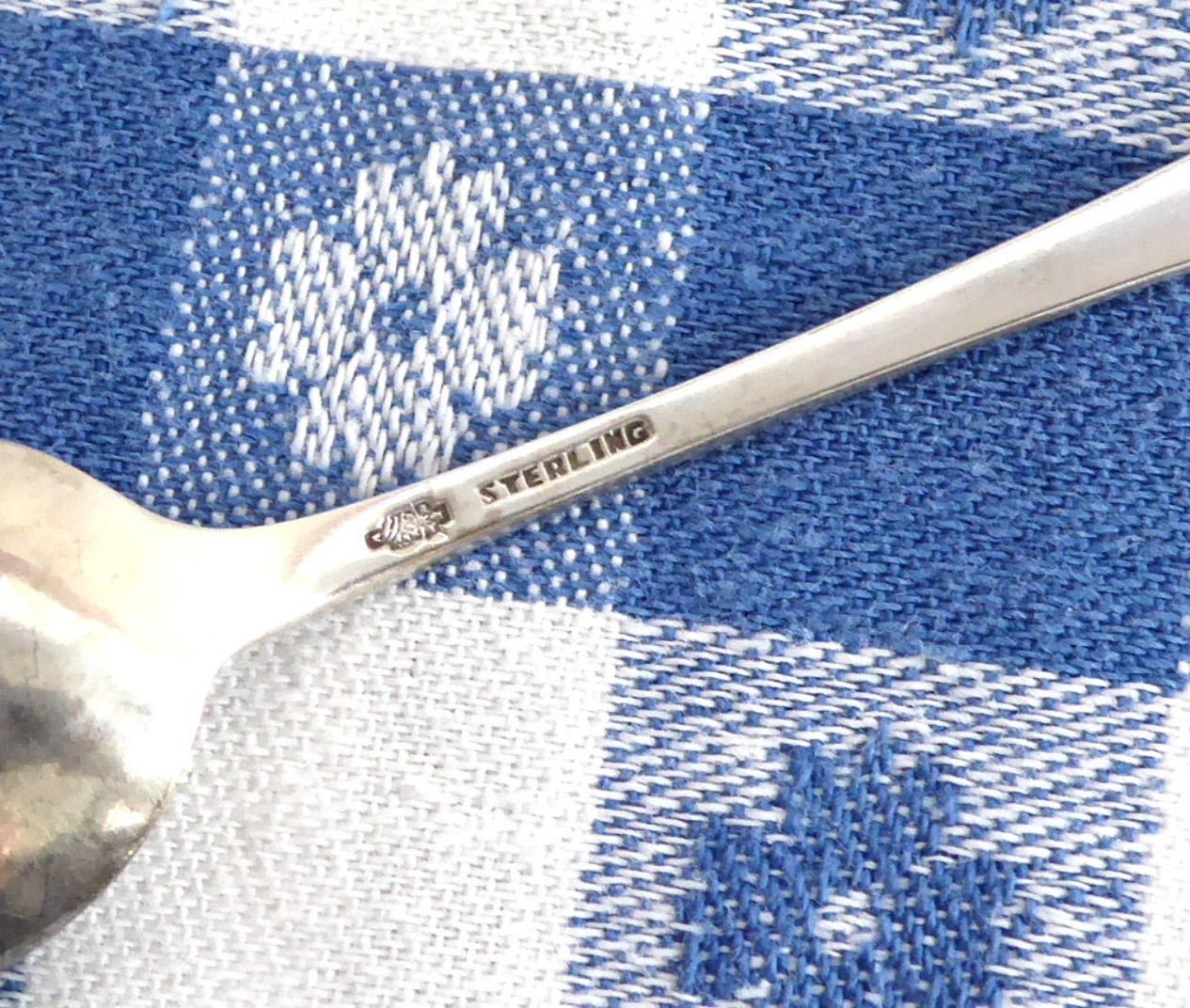 Vintage 1920s Sterling Silver Spoon by Crowley La Matthews NY with Gold Wash - Perfect for Antique Collectors, Tea Parties & Elegant Dining