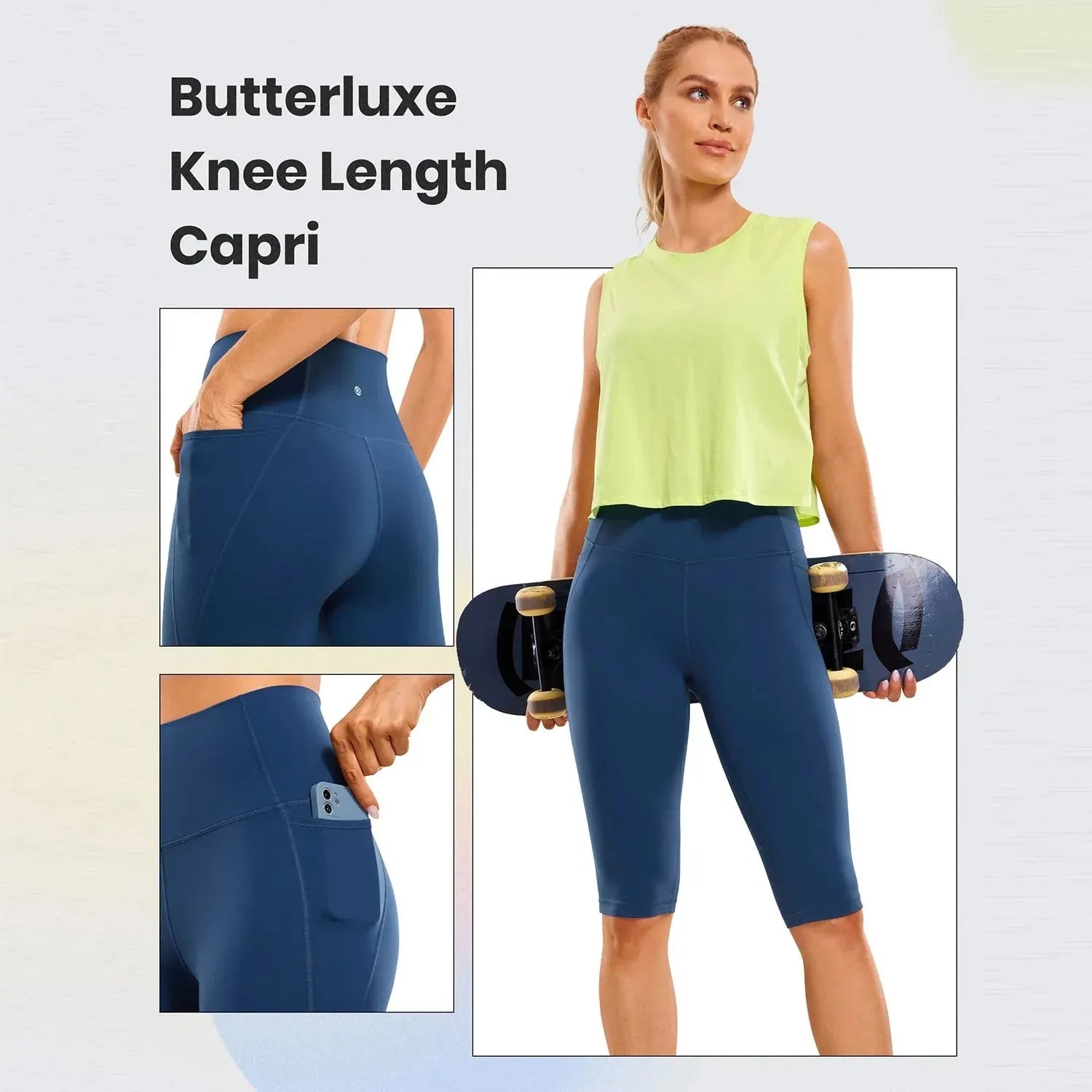 CRZ YOGA Women's Butterluxe High Waisted 13