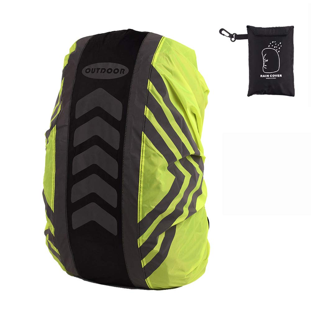 Reflective Backpack Rain Cover 20-55L - Waterproof & Dustproof Travel Bag Protector for Outdoor Camping, Hiking & Commuting - Stay Dry in All Weather Conditions