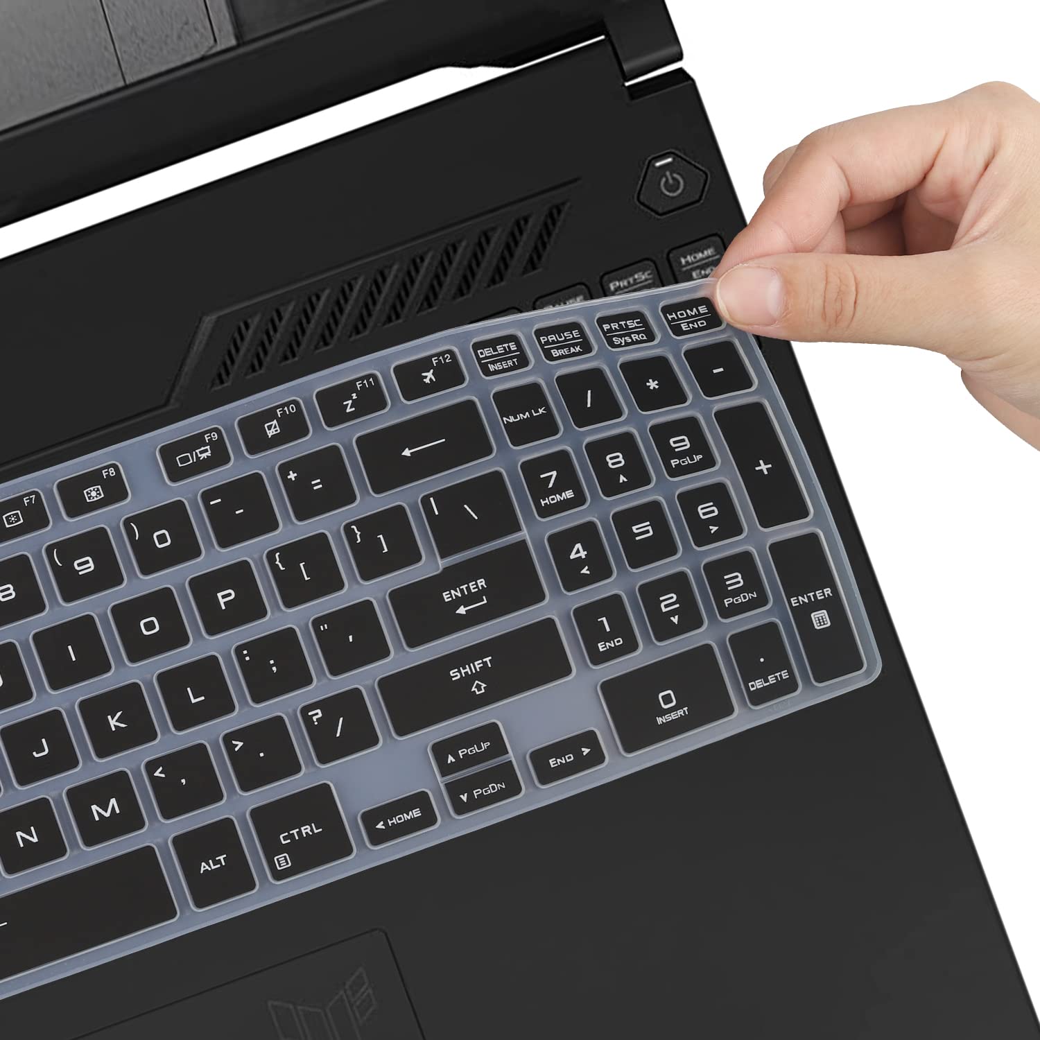 ASUS TUF Gaming Laptop Keyboard Cover for F15 FX507/FX517, F16 FX607JV, F17 FX707/FX707ZM, A15, A16, A17 Models - 17.3