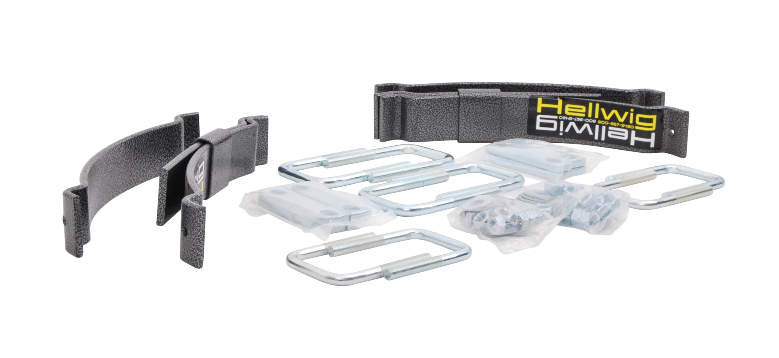 Hellwig 1520 LP-15 Heavy Duty Helper Spring Kit for Trucks & SUVs - Improve Load Capacity & Towing Stability - Perfect for Hauling, Off-Roading & Work Applications