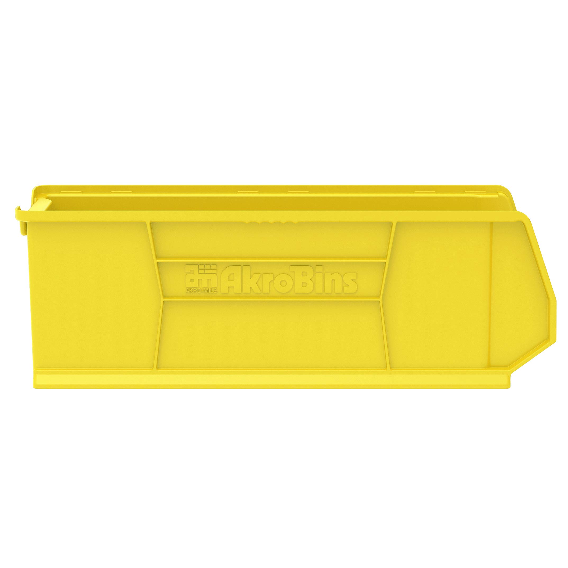 Akro-Mils 30292 Super-Size AkroBins Plastic Storage Bins - 4-Pack Stackable Organizer Bins (30