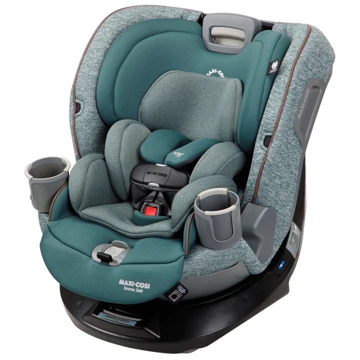 Maxi Cosi Emme 360 All-in-One Convertible Car Seat for Infants & Toddlers - 5-120 lbs - Easy Installation & 360° Rotation - Perfect for Travel & Everyday Use