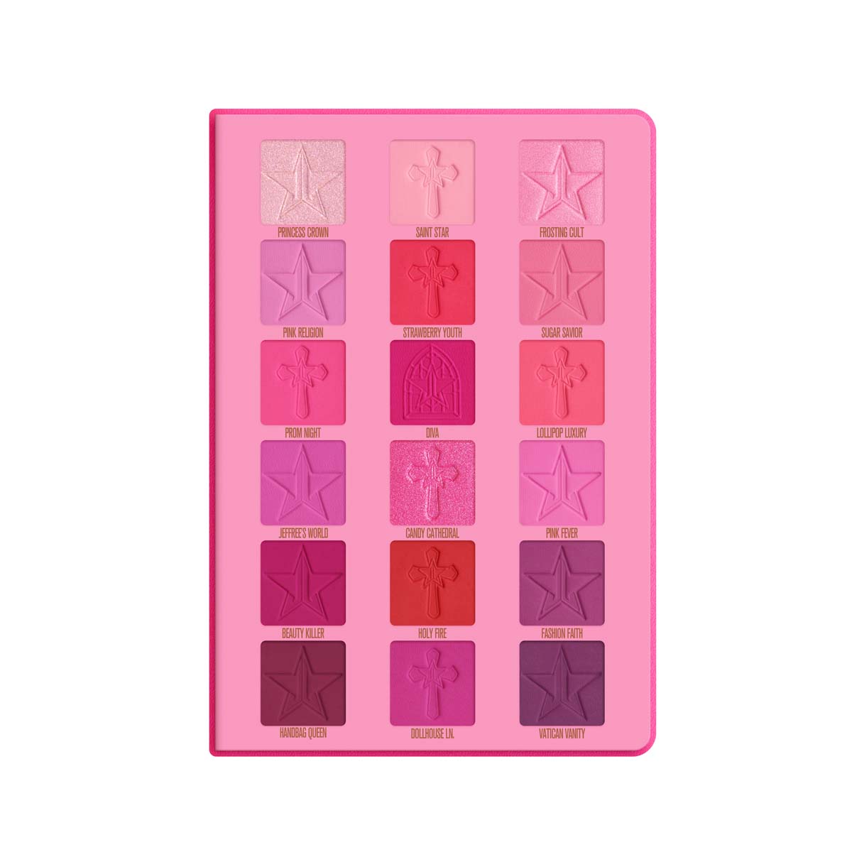 Palette Pink Religion - Trendy Aesthetic Makeup Palette for Soft Glam & Everyday Looks | Perfect for Instagram, TikTok & Beauty Influencers
