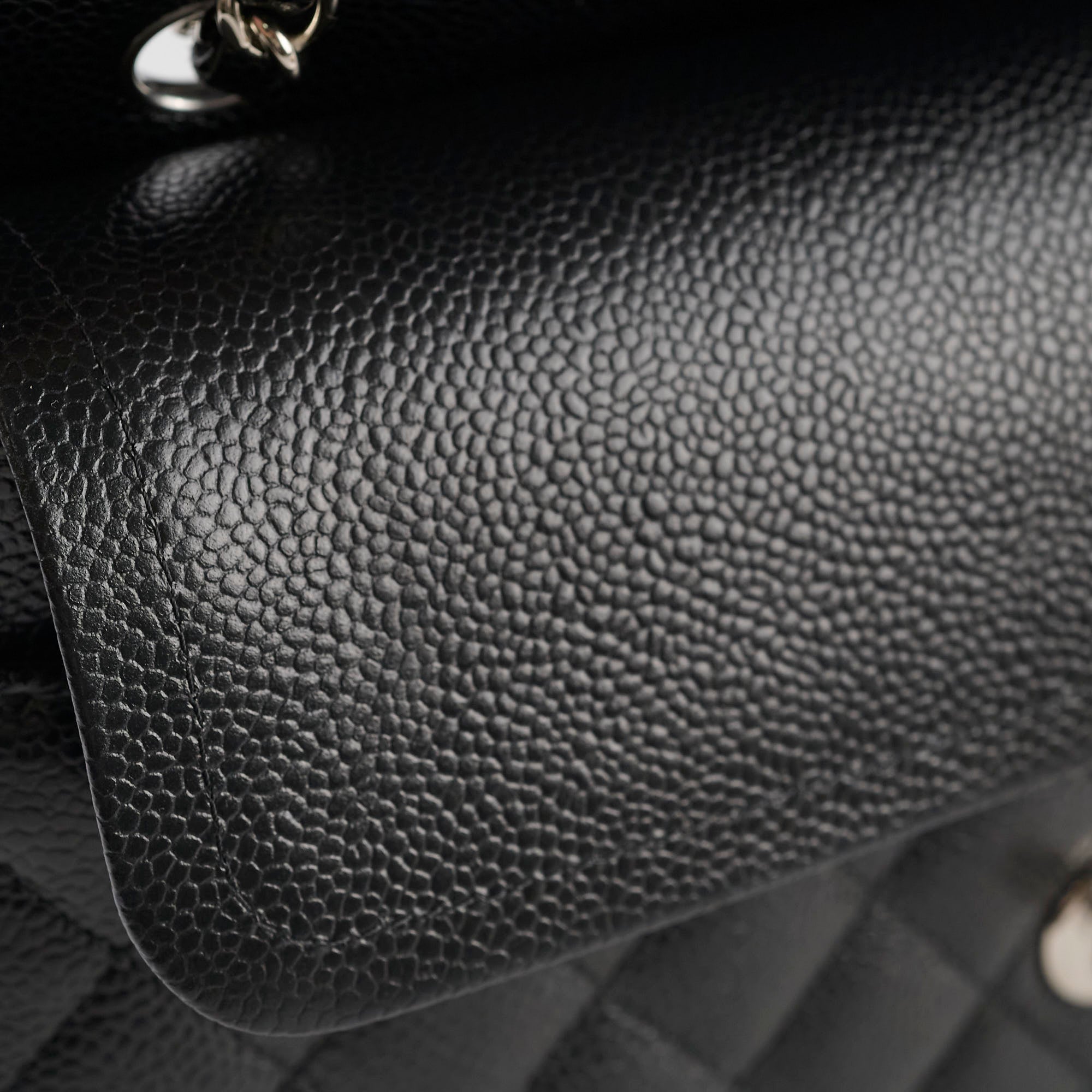 Chanel Medium Classic Double Flap Bag in Black Caviar Leather - Timeless Luxury Handbag for Women, Perfect for Work, Evening Events & Special Occasions