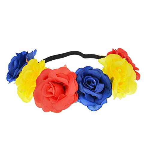 Red Yellow Blue Elastic Ribbon