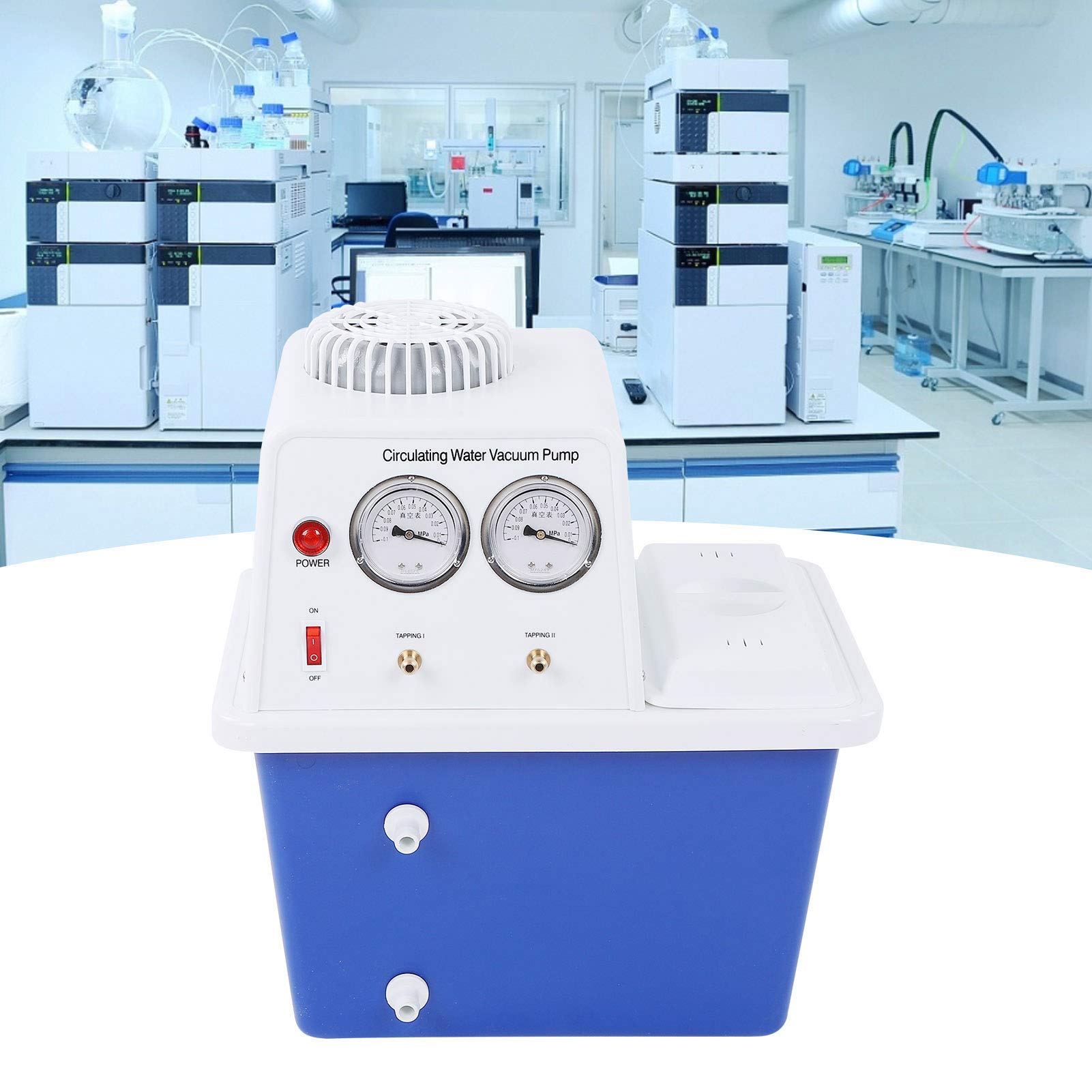 **Laboratory Water Vacuum Pump - 8M 60L/min 180W Circulating Vacuum Pump for Chemistry, Biology & Medical Labs - US Standard 110V - Ideal for Filtration, Distillation & Evaporation**