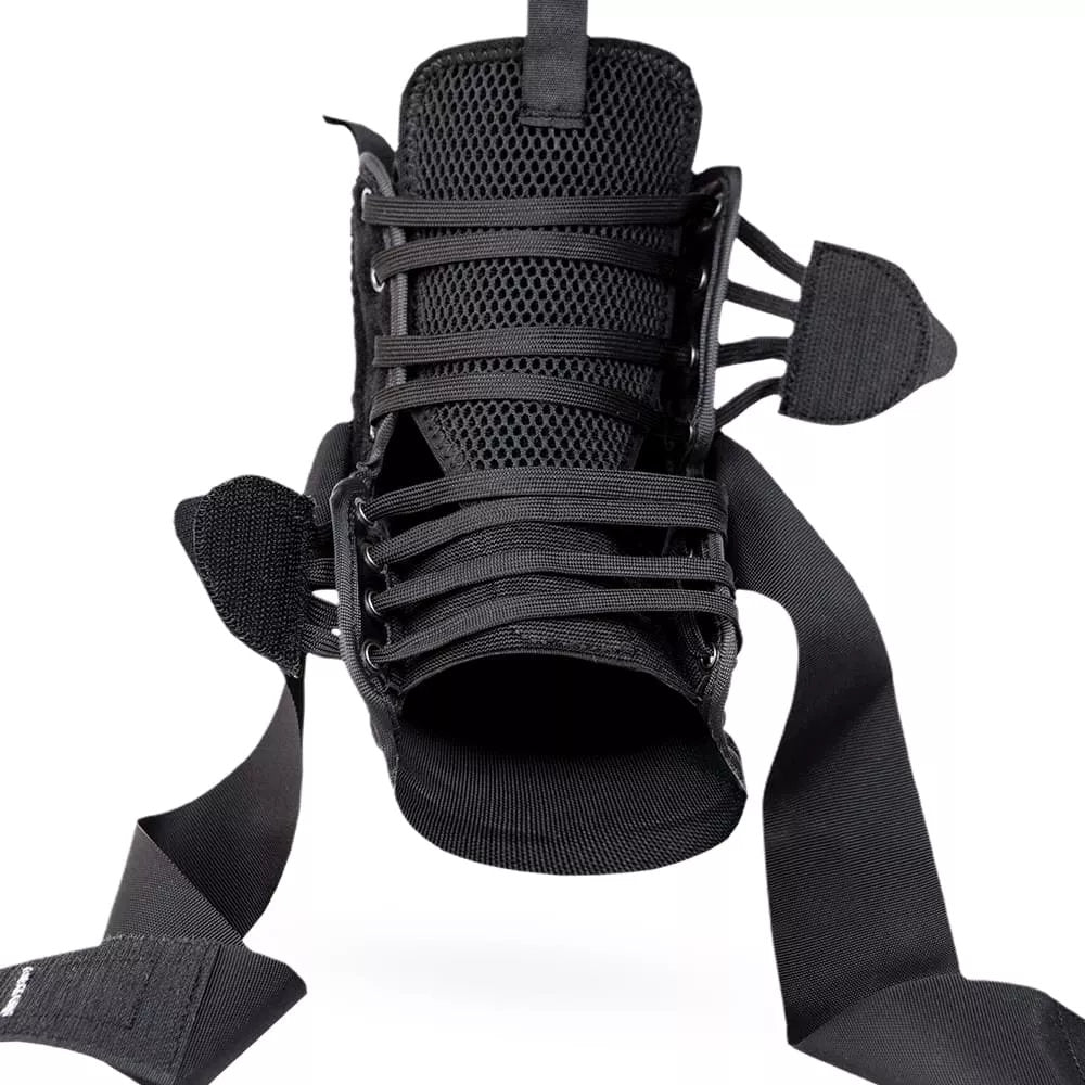 Space Brace 2.0 Quick Lace Ankle Support Brace for Skateboarding - Single Protective Gear for Injury Prevention & Recovery - Perfect for Skaters, Athletes & Active Lifestyles