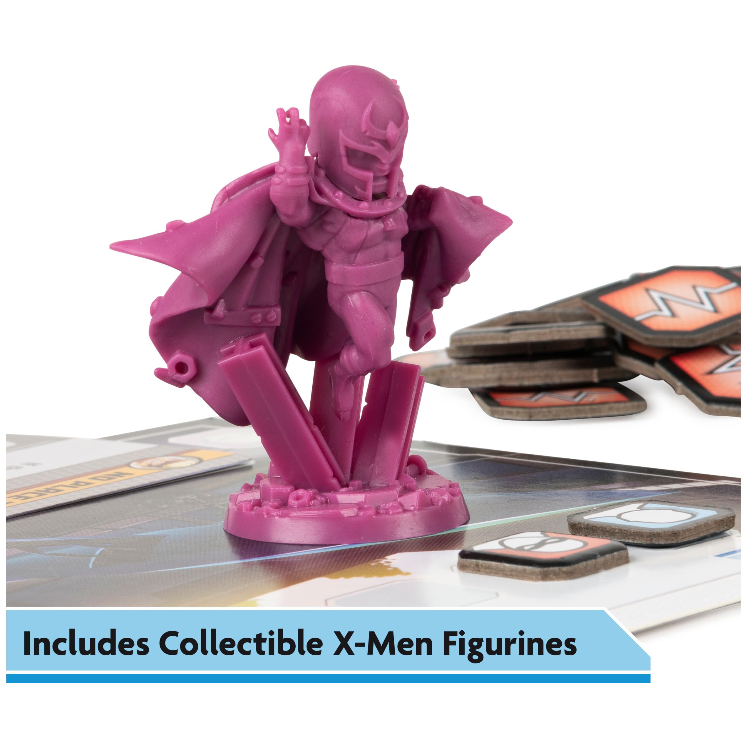 Spin Master Games Marvel United: X-Men Strategy Board Game with Collectible Figurines - 1-5 Players for Adults & Teens Age 14+ | Perfect for Marvel Fans, Game Nights & Superhero-Themed Parties