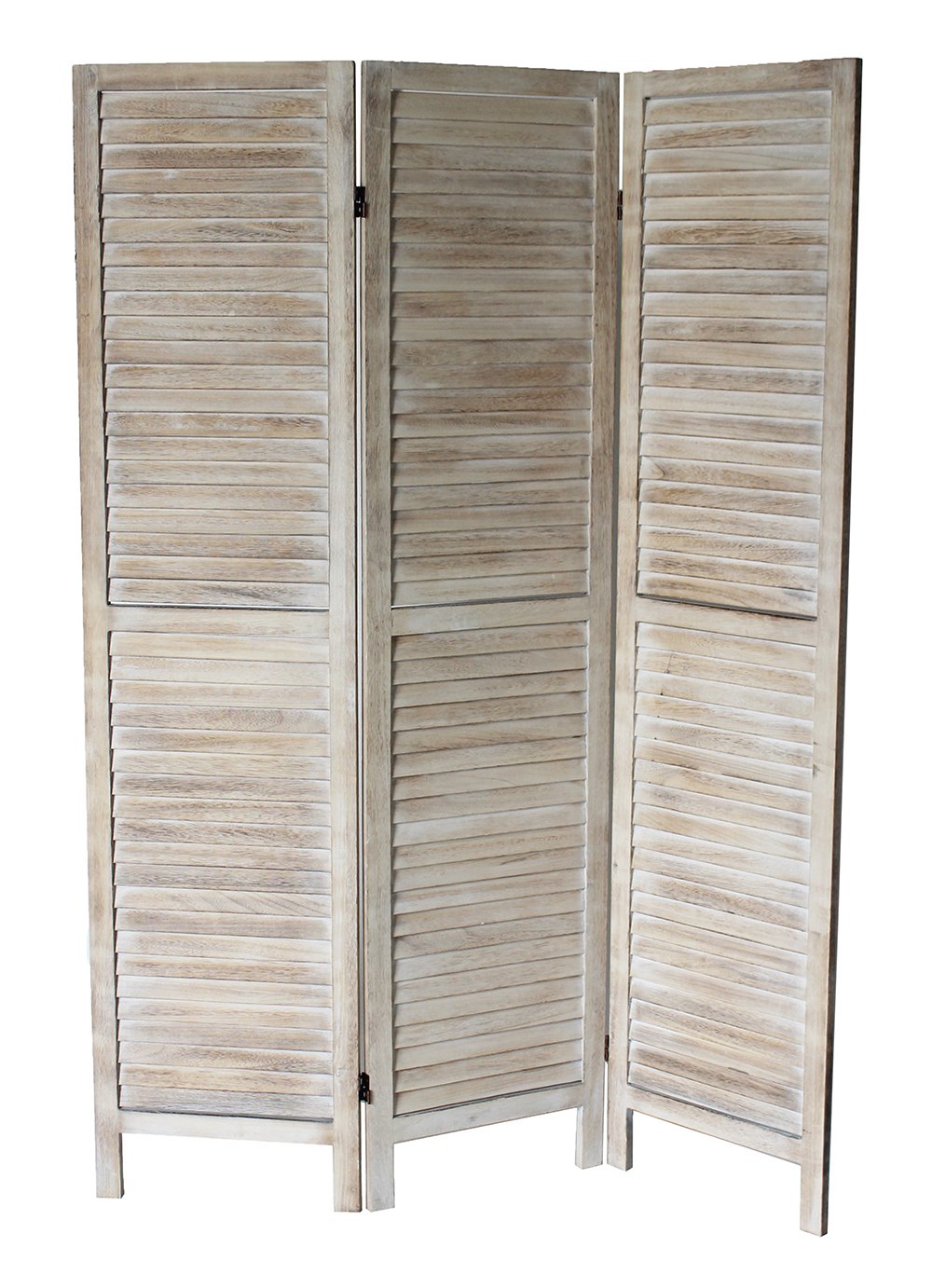Max Standard 3-Panel Room Divider Screen - Natural Wood Folding Partition for Home & Office Privacy - Perfect for Room Separation, Dressing Area, and Open Space Decoration