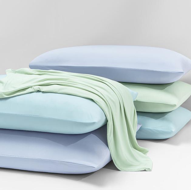 2 Pack Cooling Pillowcases - Soft, Breathable, Zippered Pillow Covers for Hot Sleepers | Temperature Regulating & Moisture Wicking | Perfect for Night Sweats & Summer Sleep Comfort
