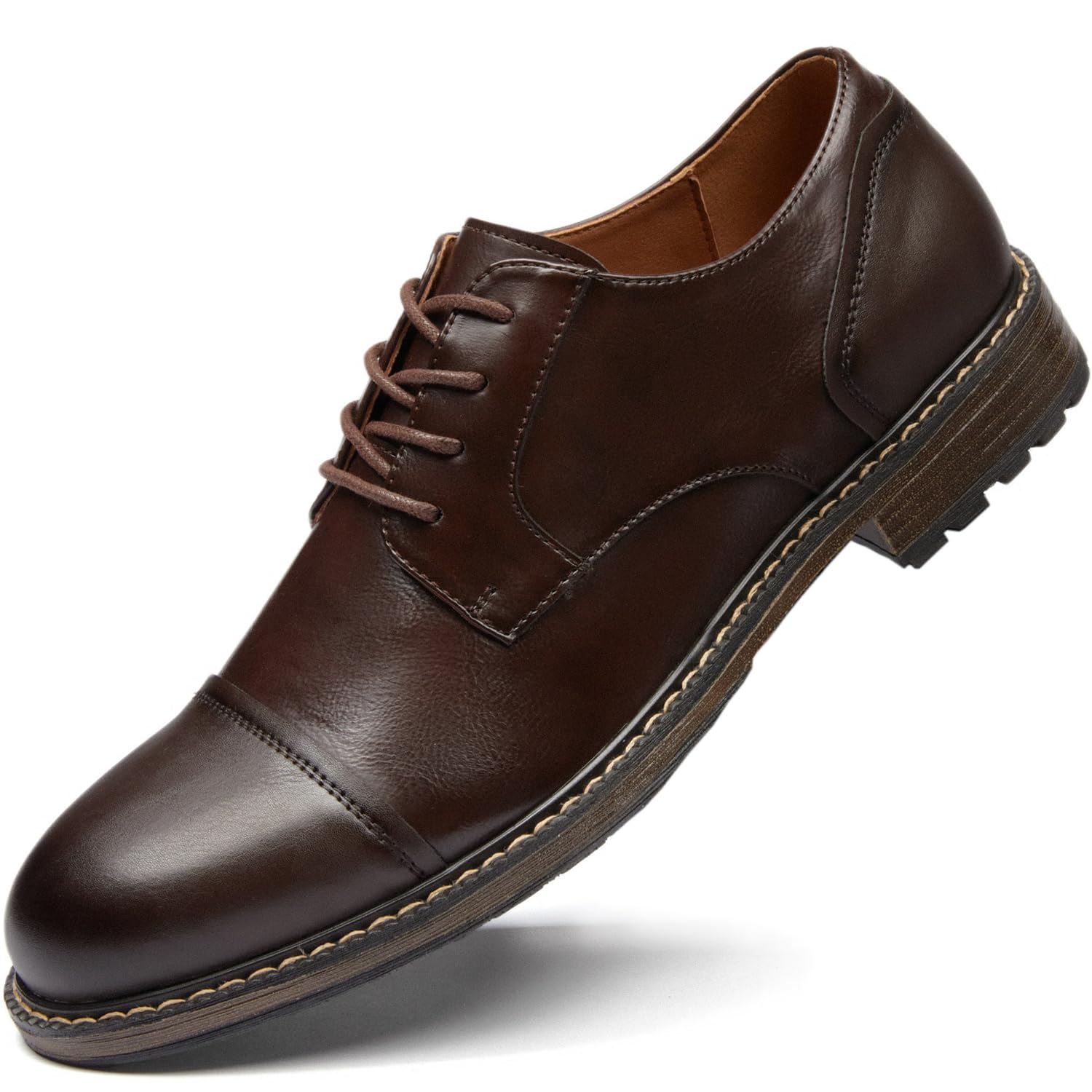 Premium Men's Oxford Dress Shoes - Classic Business & Formal Leather Shoes for Men - Perfect for Office, Weddings & Special Occasions