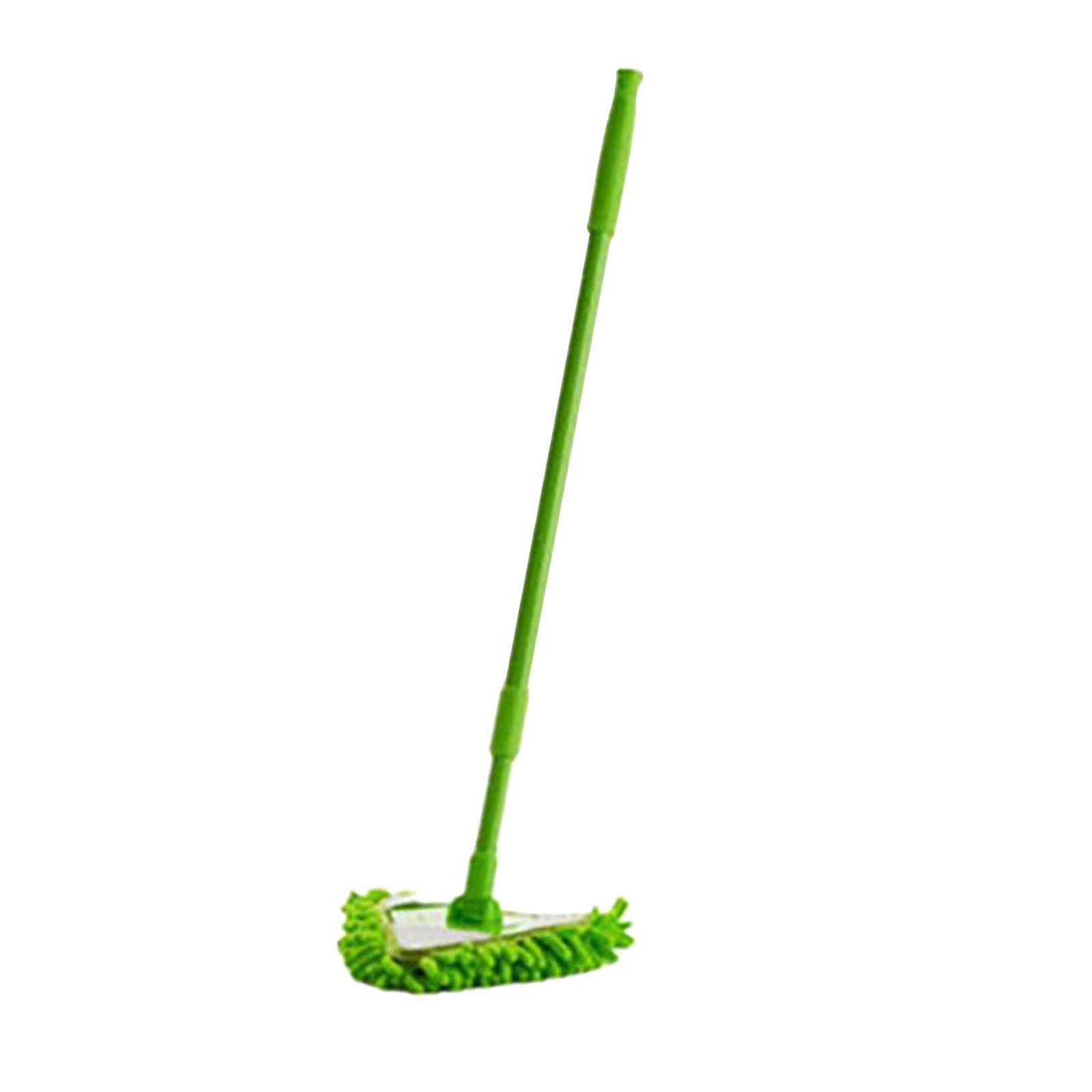 180° Rotatable Window Car Hanging Mop - Adjustable Kitchen Floor Cleaning Tool & Home Decor Accessory (Green, One Size) - Perfect for Car Windows, Kitchen Cleaning & Room Decoration