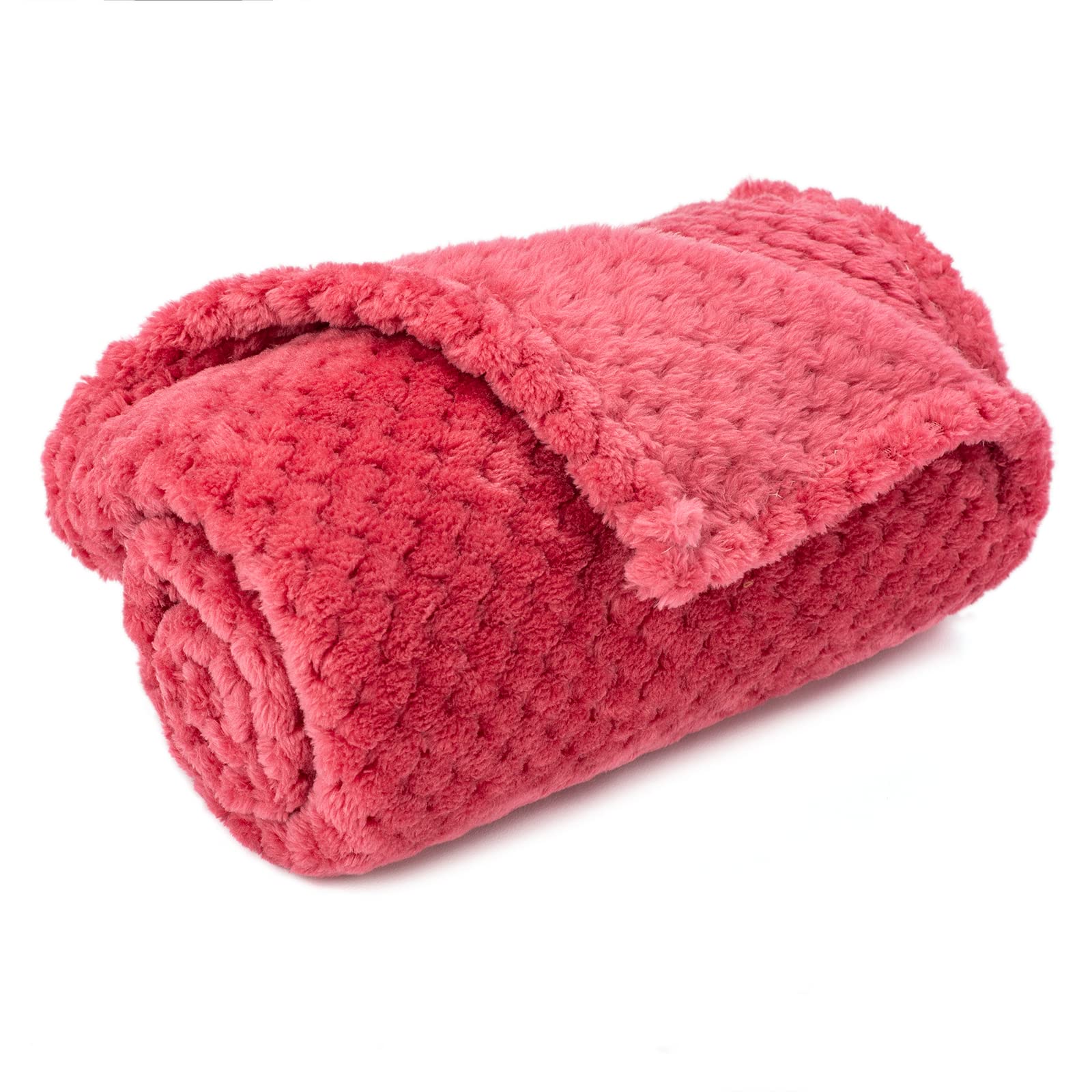 Warm Fleece Pet Blanket for Dogs & Cats - Soft Plush Throw for Bed, Couch & Travel (32