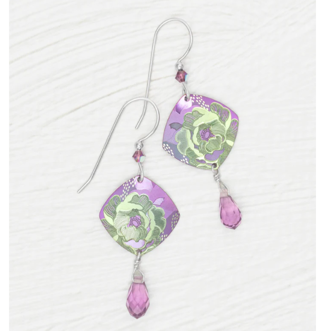 Elegant Elena Drop Earrings for Women - Sterling Silver Dangle Earrings with Cubic Zirconia - Perfect for Weddings, Parties & Evening Events