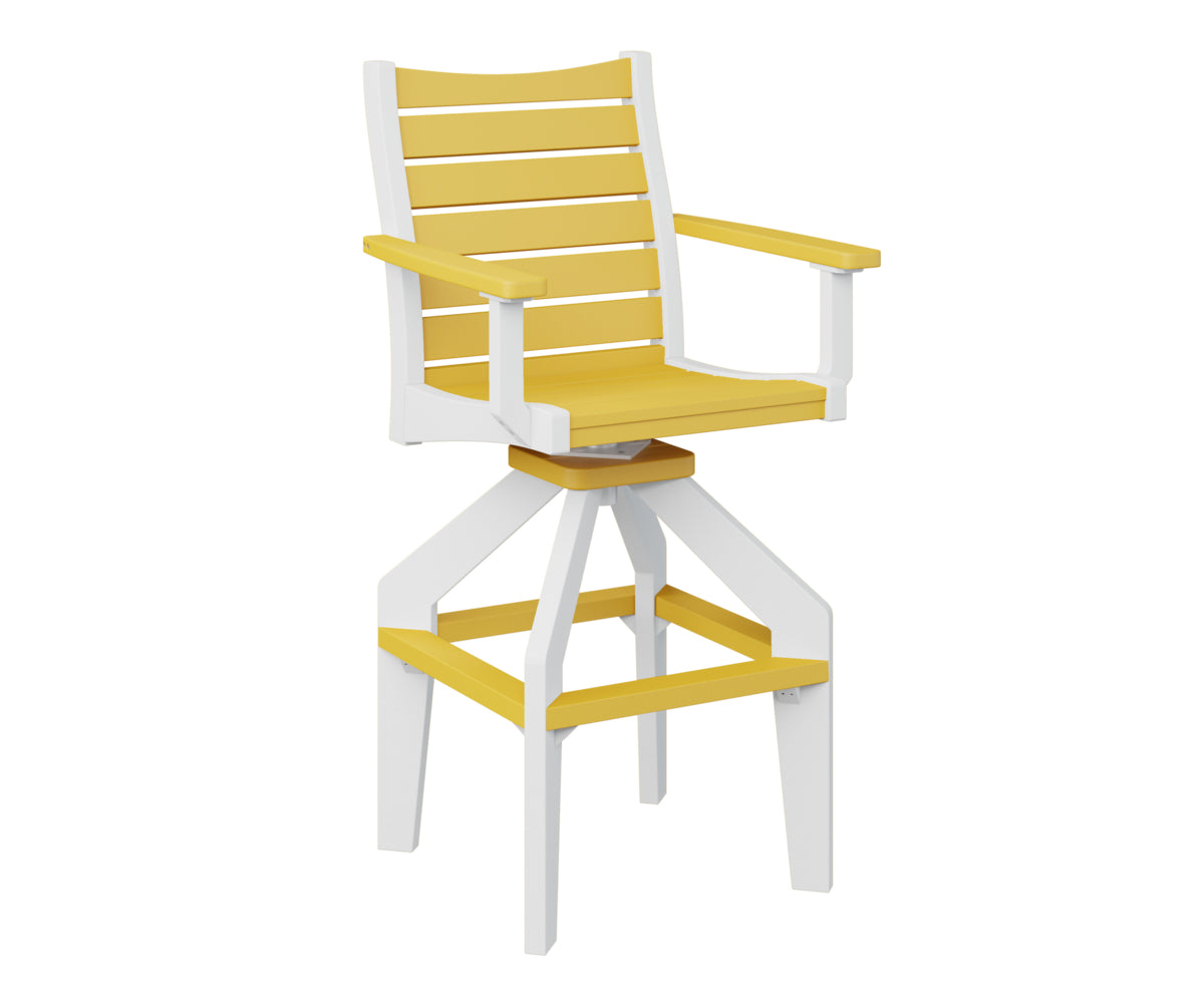 Sunburst Yellow on White