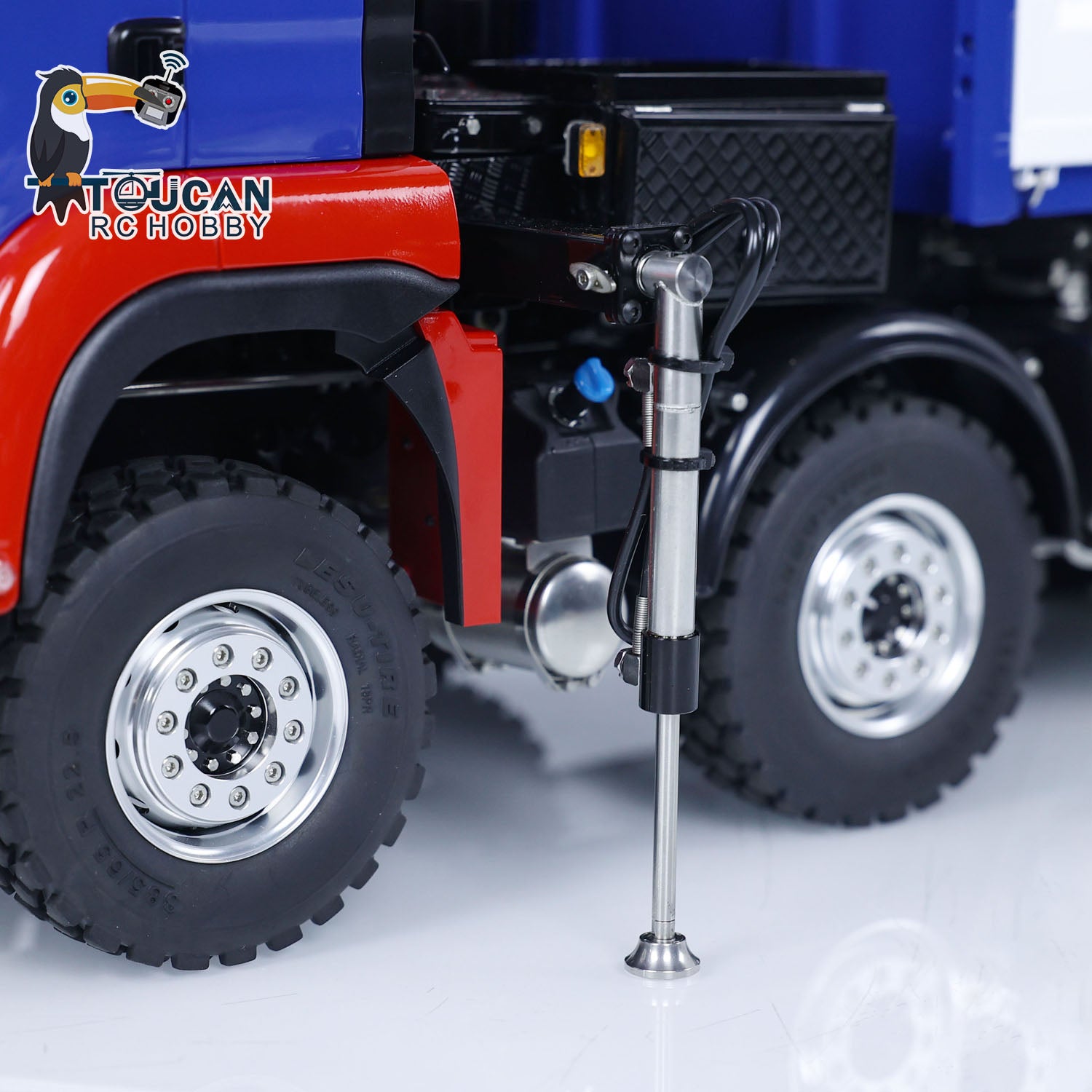 1/14 LESU 8X8 RC Hydraulic Crane Dump Truck - Remote Control Construction Vehicle with Ready-to-Run Tipper & Painted Body - DIY Hobby Model for Kids & Adults - Perfect for Construction Play, Collecting & STEM Learning