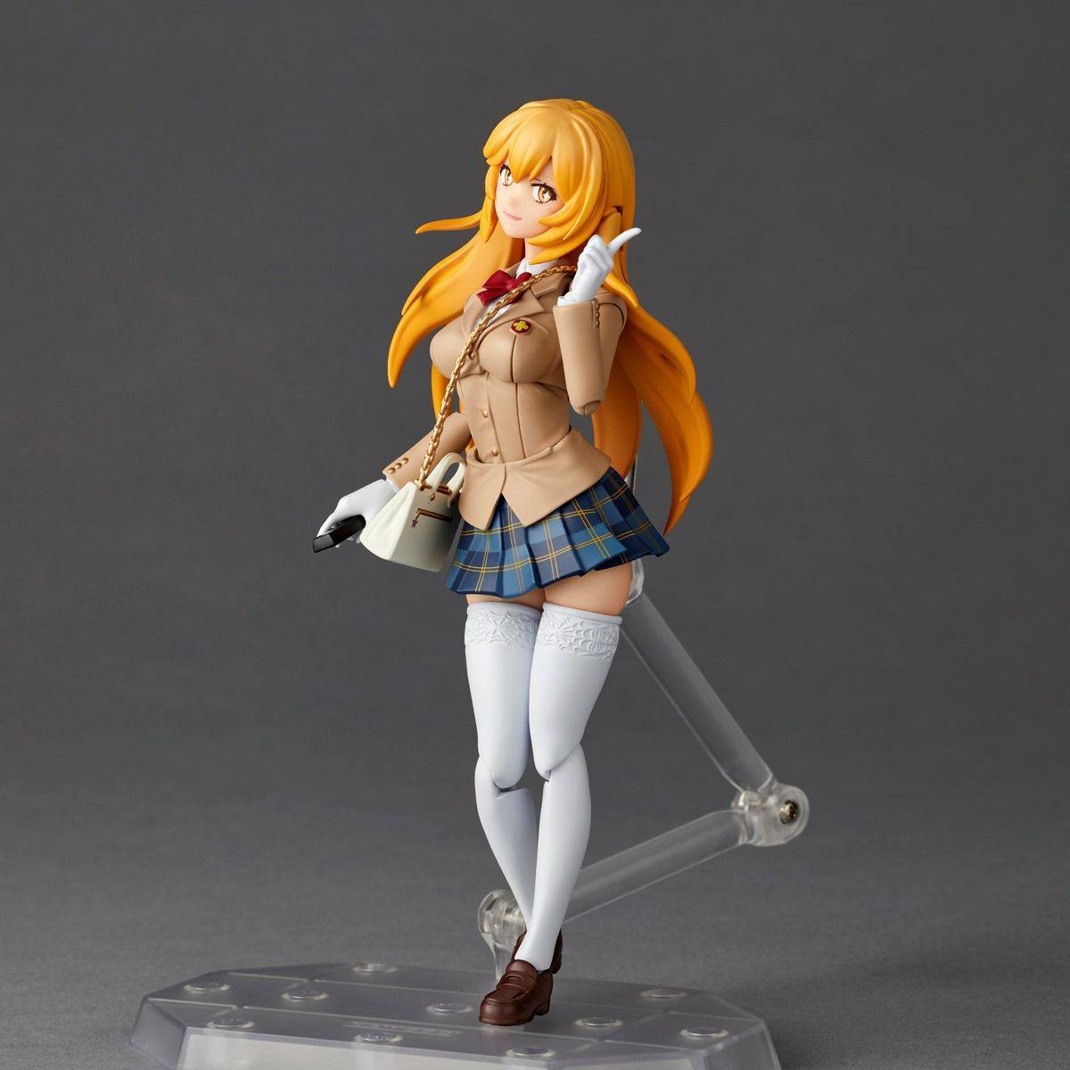 Amazing Yamaguchi Revoltech Action Figure - Misaki Shokuhou Winter Uniform Ver. (NR046) | Highly Articulated Collectible for Anime Fans & Display