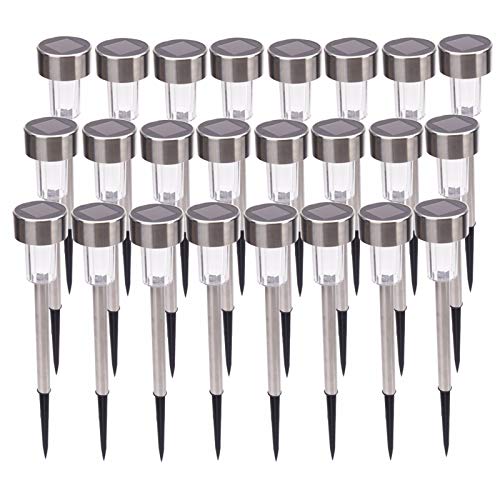 24pcs-White & Silver