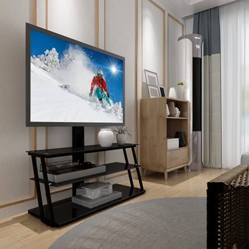 Adjustable Swivel Floor TV Stand for 30