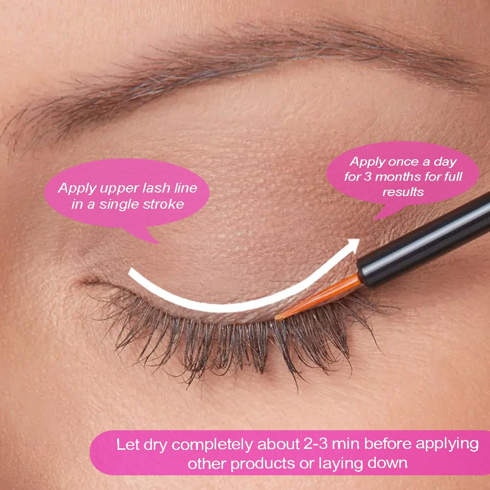 Grande Enhancing Lash Serum for Longer, Thicker Eyelashes - 4ml Eyelash Growth Treatment for Natural Looking Results | Perfect for Daily Use & Special Occasions