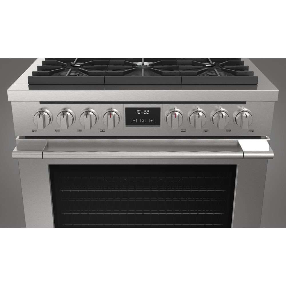 Fulgor Milano 36-Inch 400 Series Accento All Gas Range - Stainless Steel (F4PGR366S2) | Professional Gas Stove for Home Kitchen, Restaurant & Commercial Use