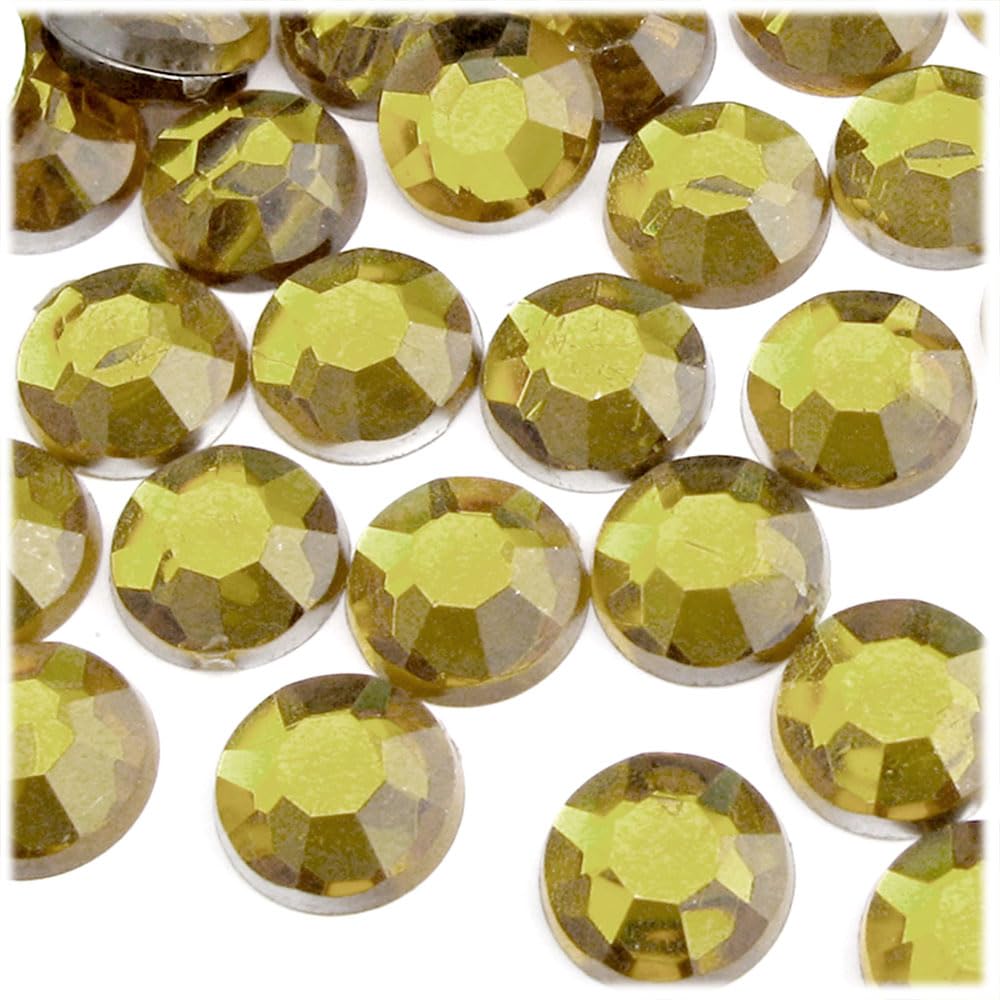 1000pcs 16mm Orange Rhinestones Flatback for DIY Crafts, Jewelry Making, Nail Art, and Home Decor - The Crafts Outlet