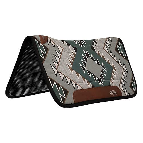 WEAVER Contoured GettaGrip Saddle Pad - Non-Slip Horse Riding Pad for Western & English Equestrian - Perfect for Trail Riding, Training & Show Competitions