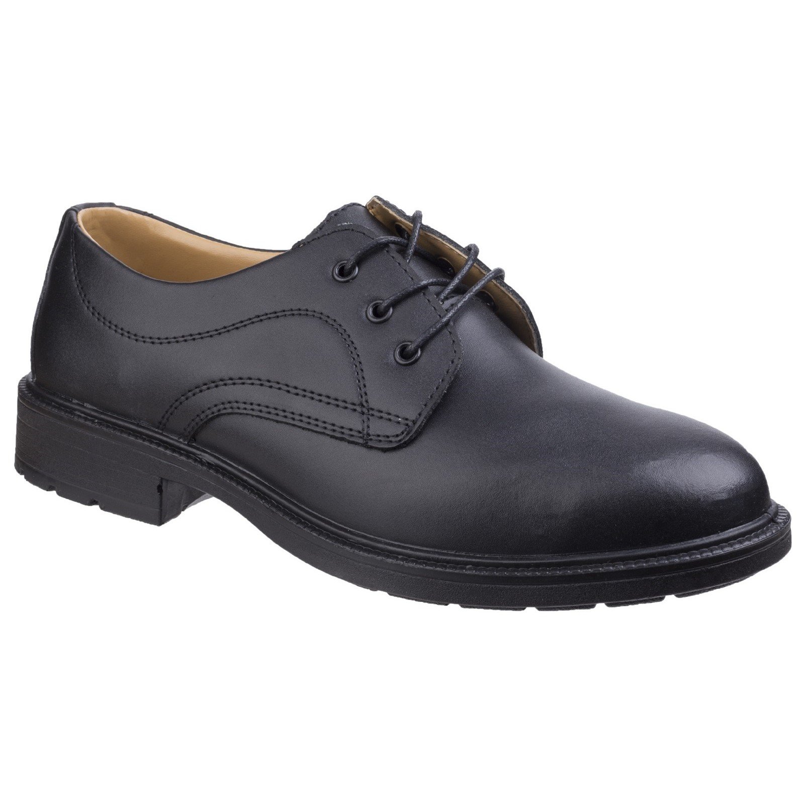 Men's FS45 Safety Work Shoes - Black, UK 5 / EU 39 - Steel Toe, Slip Resistant, Comfortable for Construction, Warehouse & Industrial Work