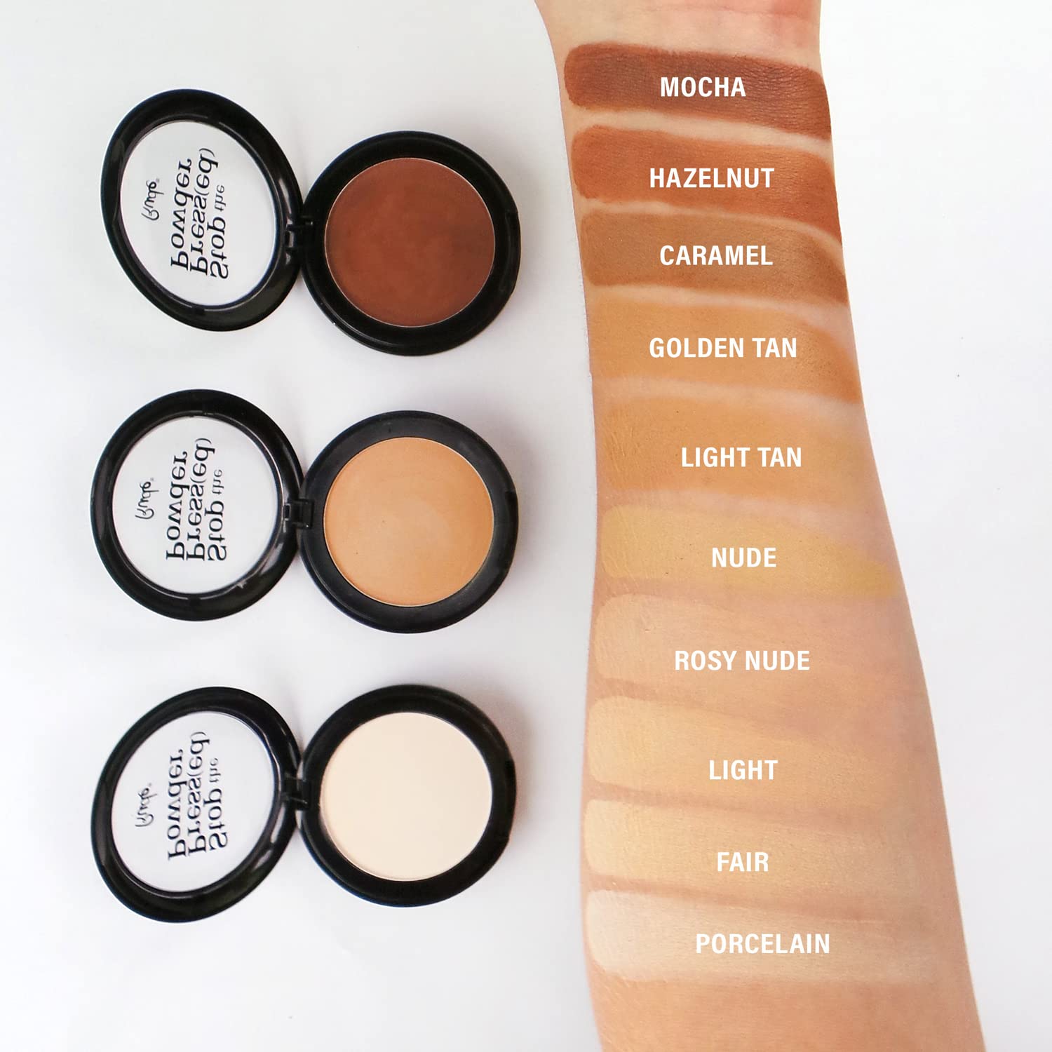 RUDE Stop the Press(ed) Powder - Matte Finishing Pressed Powder for Oily Skin | Oil Control & Shine Reduction | Perfect for Daily Makeup & Touch-Ups