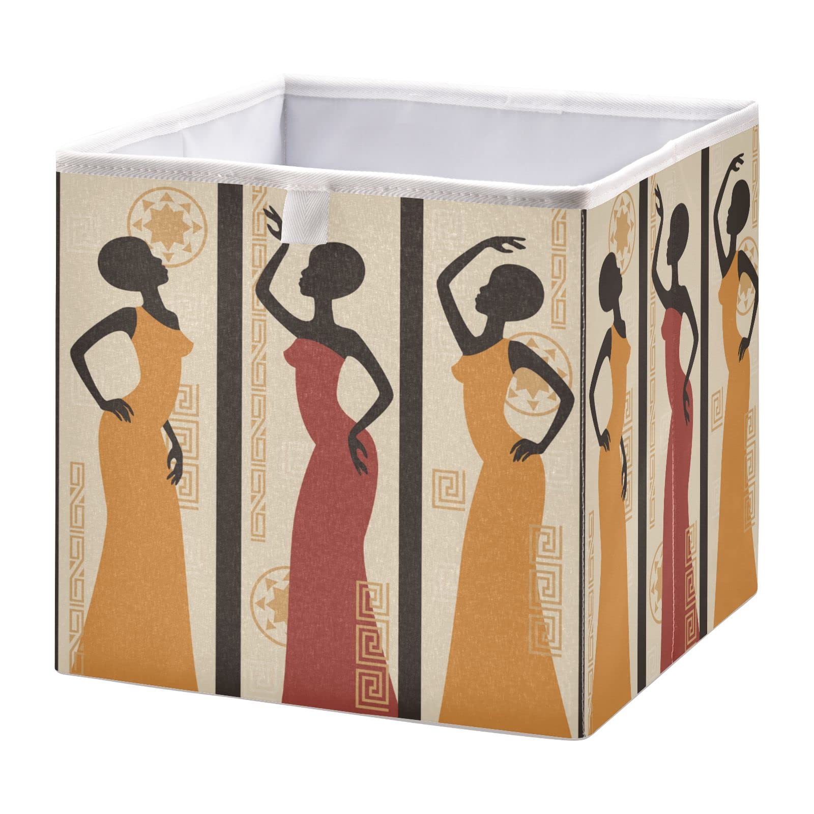 Collapsible Square Storage Bins for Toys & Organizing - Large Storage Basket for Nursery, Closet, Shelf & Home Organization - Perfect for African American Women's Storage Needs