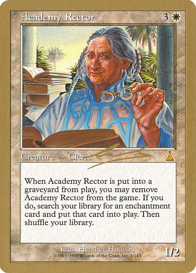 Nicolas Labarre Academy Rector - World Championship Decks 2000 MTG Card | Collectible Trading Card Game for Magic: The Gathering Players & Fans