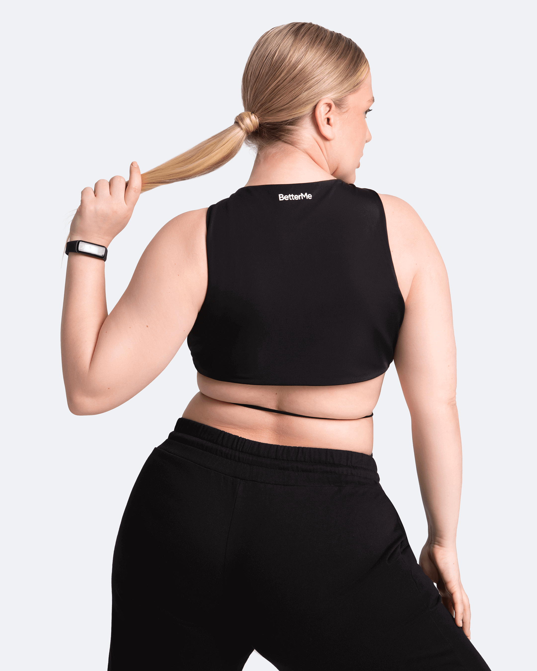 Sexy Front Tie Support Top - Comfortable & Stylish Women's Workout Shirt for Yoga, Gym & Running
