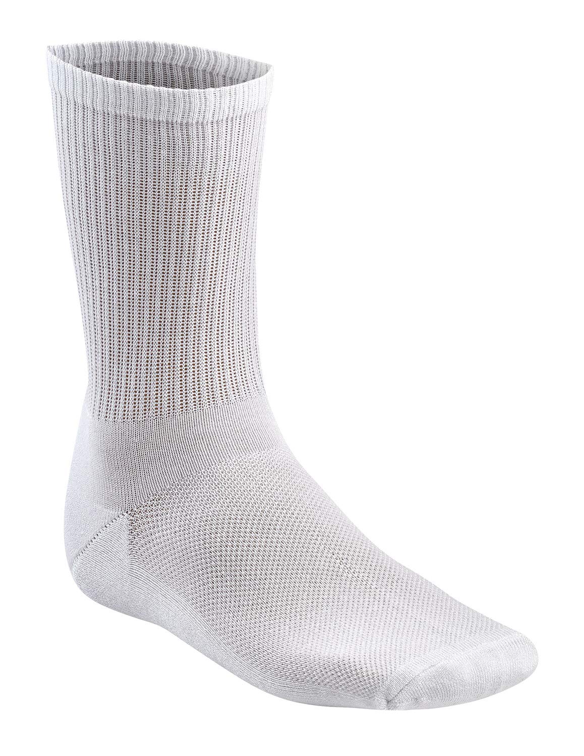 Men's Crew Socks - Breathable Moisture Wicking & Odor Control Athletic Socks for Running, Hiking & Everyday Wear - 6 Pack Cotton Blend Comfort Socks for Men