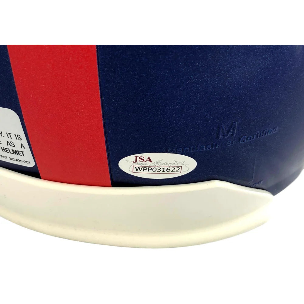 Authentic Jeremy Shockey Signed New York Giants Helmet with JSA COA - Full Size NFL Collectible for Display & Fan Cave Decor