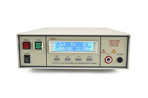 JK7122 AC/DC Programmable Voltage Insulation Resistance Tester - High Voltage Withstand Testing for Electrical Equipment & Industrial Applications