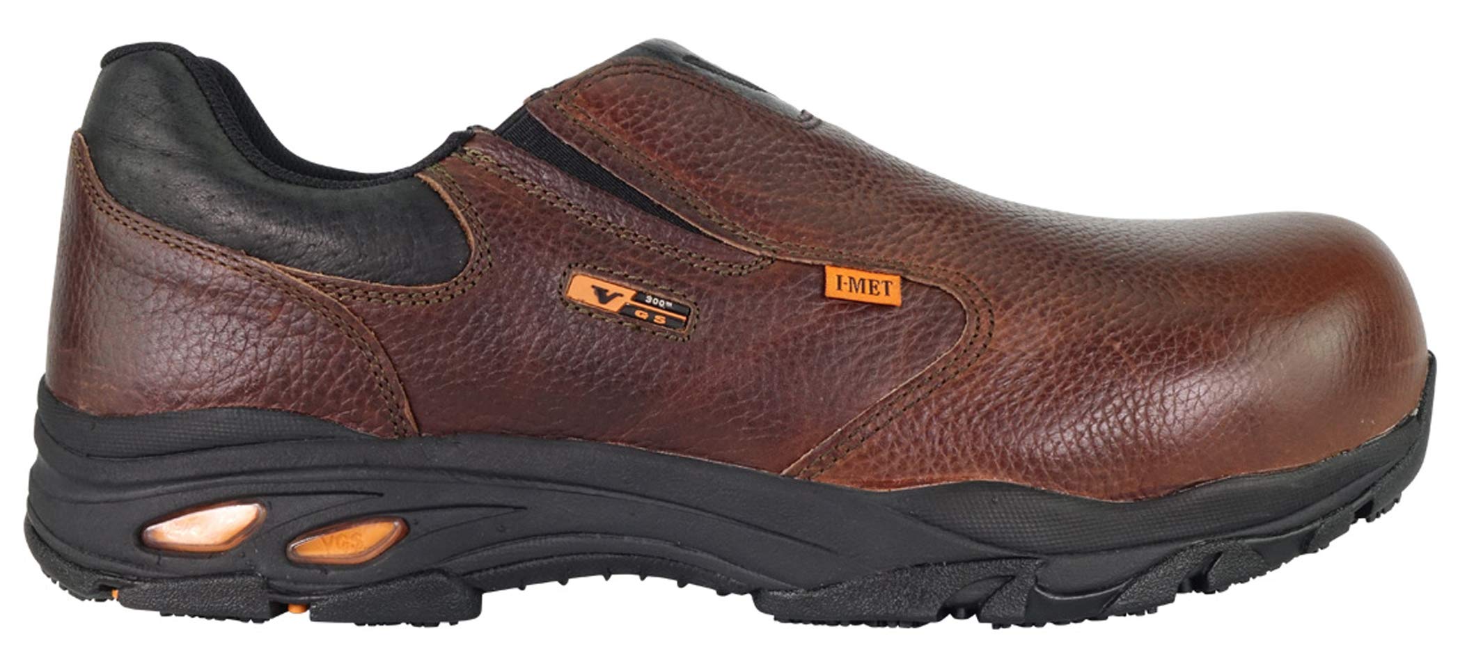 Thorogood Men's I-MET2 Series Composite Safety Toe Slip-On Oxford Work Shoes - Lightweight & Comfortable for Construction, Warehouse & Industrial Jobs