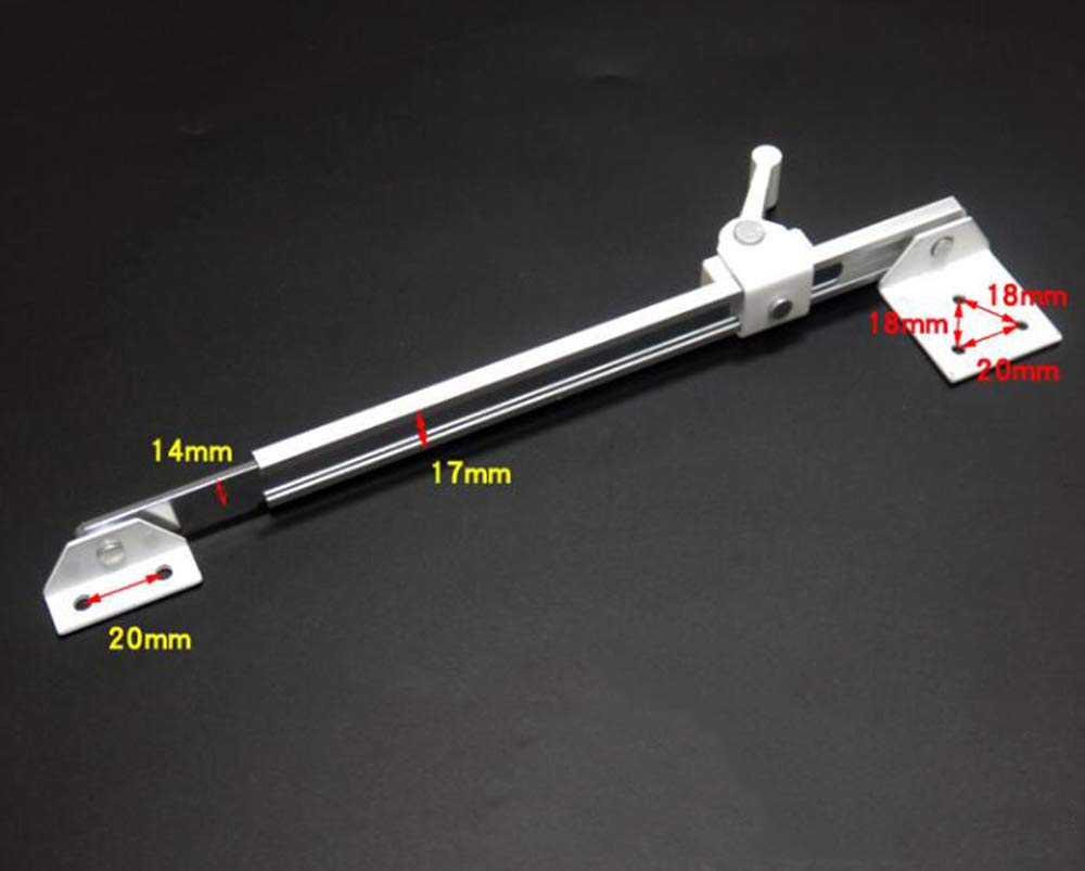 High-Quality Aluminum Alloy & PVC Window Wind Brace - Interior/Exterior Swing Limiter Bracket for Door & Window Safety (Perfect for Home, Office & Commercial Buildings)