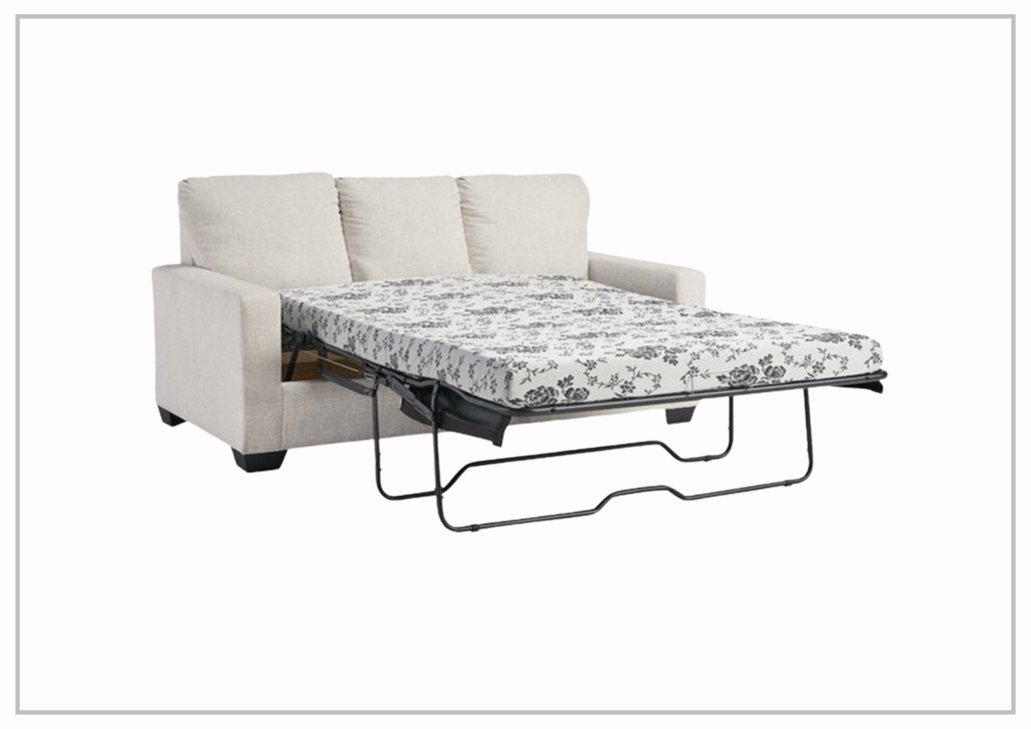 Gio Italia Rome Fabric Sofa Sleeper - Convertible Queen, Full XL & Twin Size Bed for Small Spaces | Comfortable Sleeper Sofa for Living Room, Guest Room & Apartments