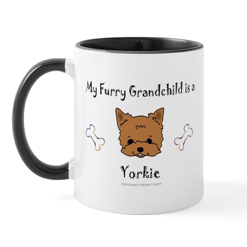 White/Black Inside - Yorkie Gifts Mug