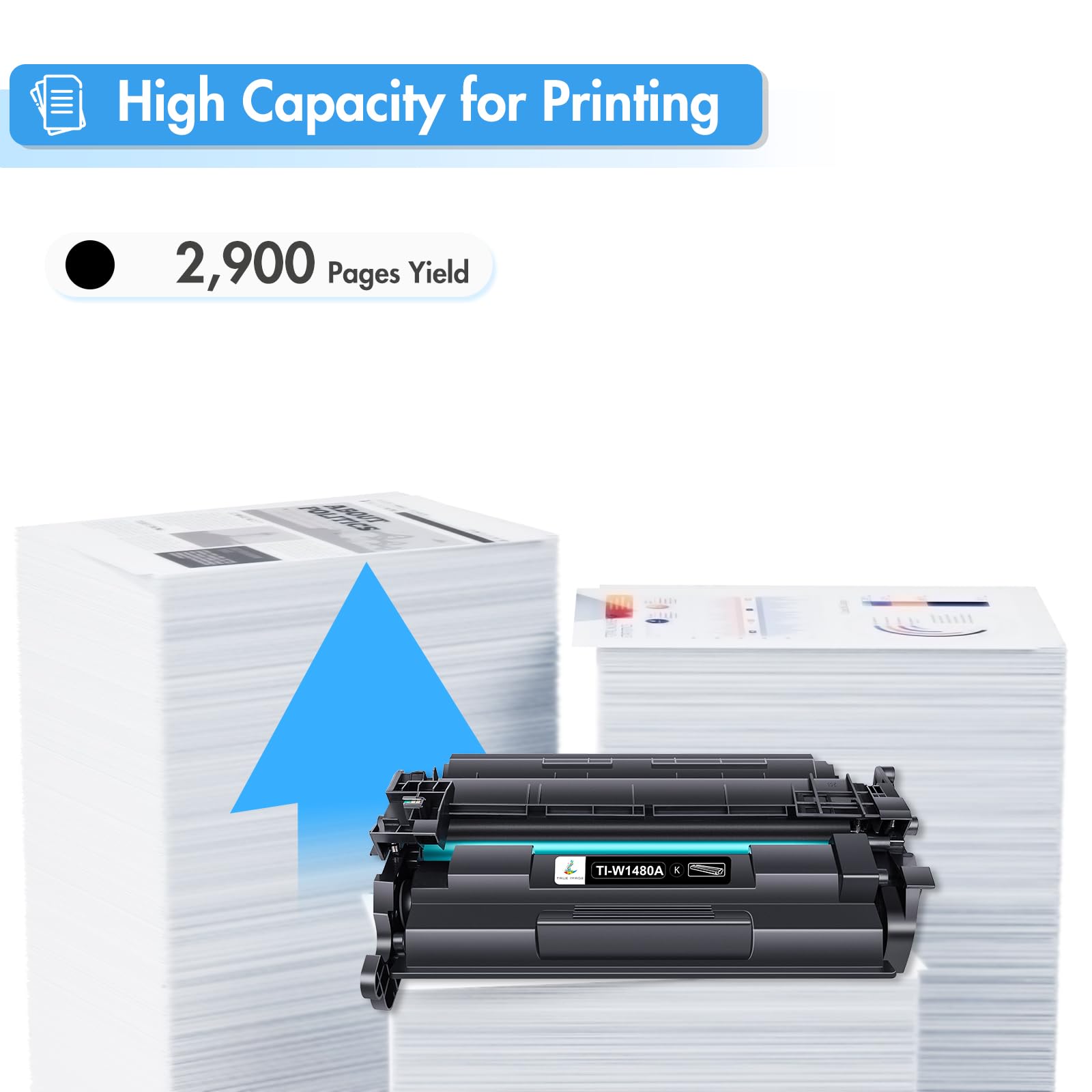 HP 148A 148X Compatible Toner Cartridge Black (2 Pack) - Replacement for HP LaserJet Pro 4001dw 4001dn 4001n MFP 4101fdw 4101fdn Printers - High Yield Printing for Office & Home Use