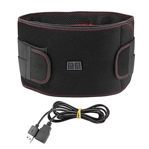 Electric Heating Waist Belt for Men & Women - Adjustable Back Support with Far Infrared Therapy - Pain Relief for Lower Back, Sciatica, Herniated Disc - Perfect for Office Work, Driving, Sports & Postpartum Recovery (XL)