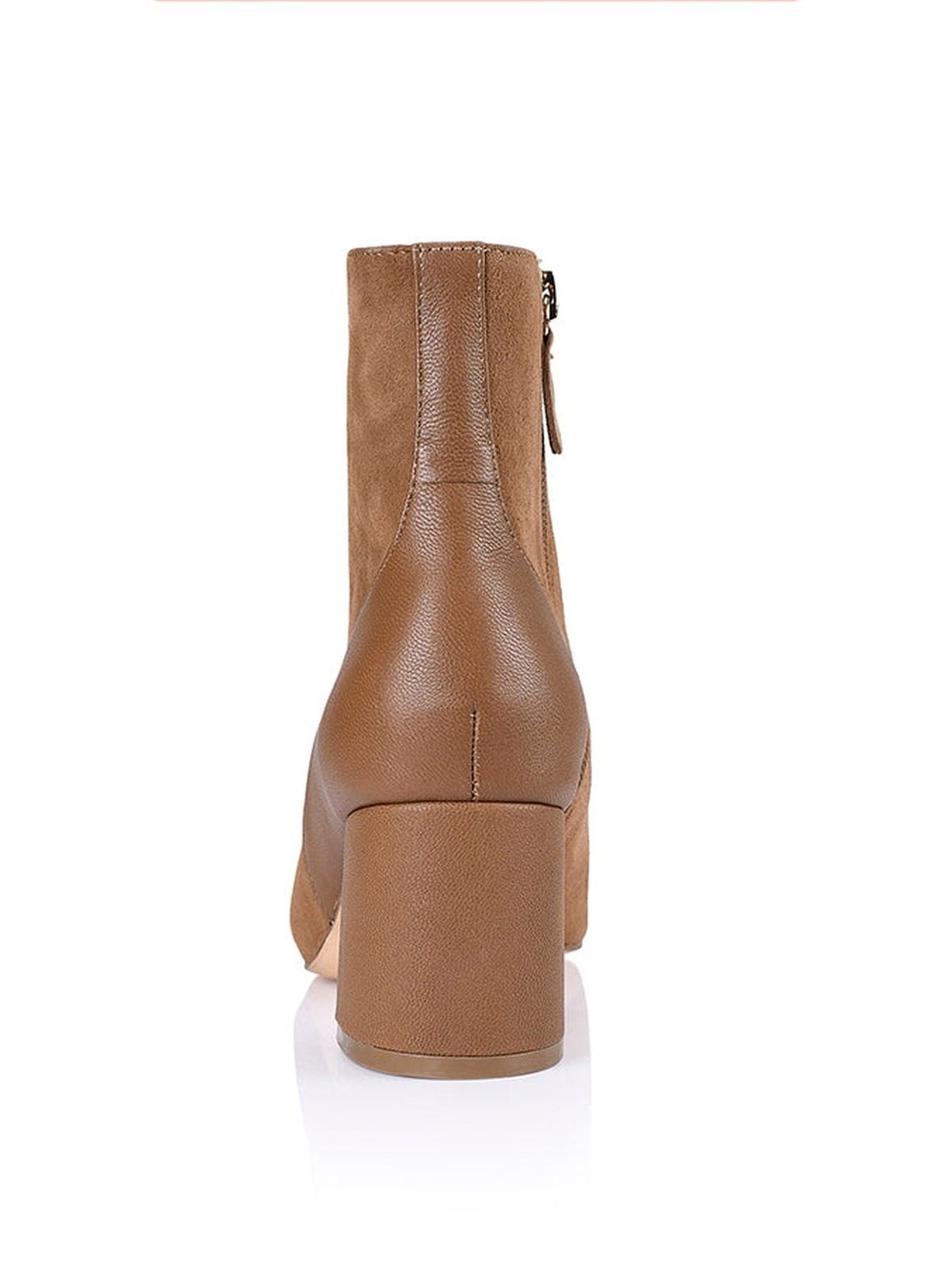 Julita Women's Ankle Boots - Soft Kid Suede in Hazelnut Brown | Comfortable Fall & Winter Booties for Casual Outfits & Office Wear