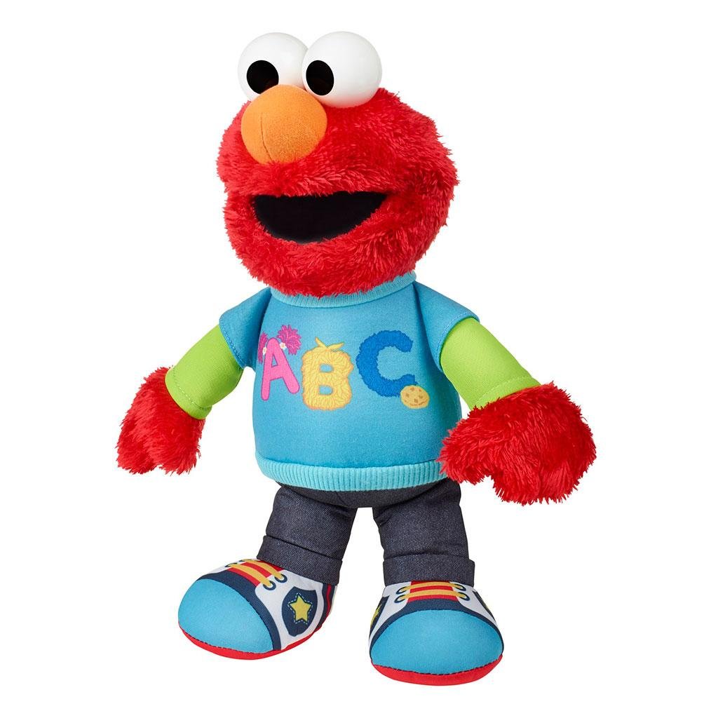 Sesame Street Talking ABC Elmo Figure - Interactive Learning Toy for Toddlers, Fun Alphabet Education Gift for Kids | Perfect for Preschool Learning, Birthday Gifts & Playtime Fun