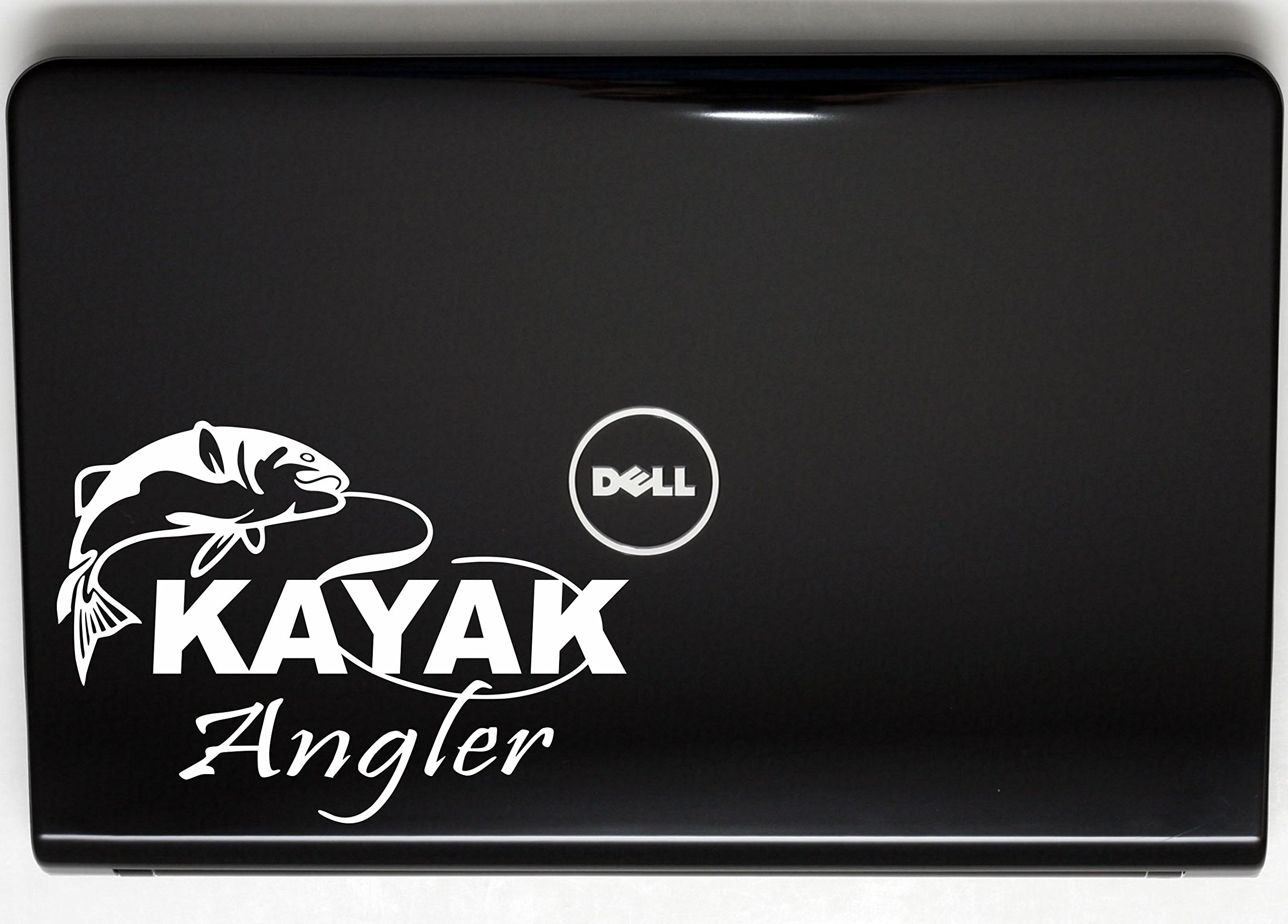 Kayak Angler Die Cut Vinyl Decal - 8