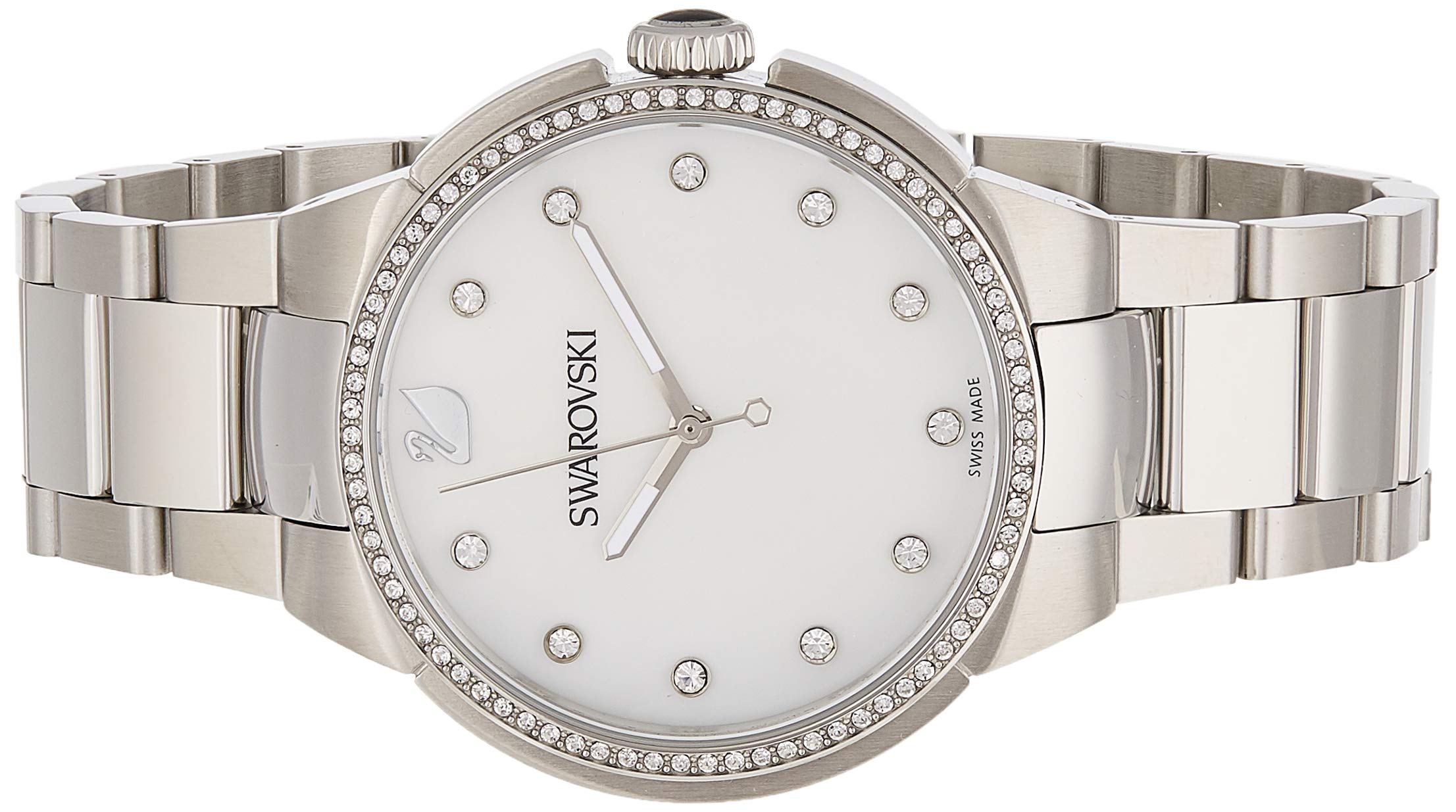 Swarovski City White Crystal Bracelet Watch for Women 5181635 - Elegant Fashion Accessory for Daily Wear & Special Occasions